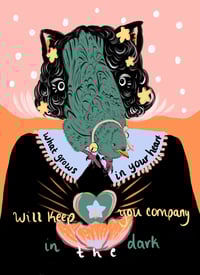 what grows in your heart, will keep you company in the dark 