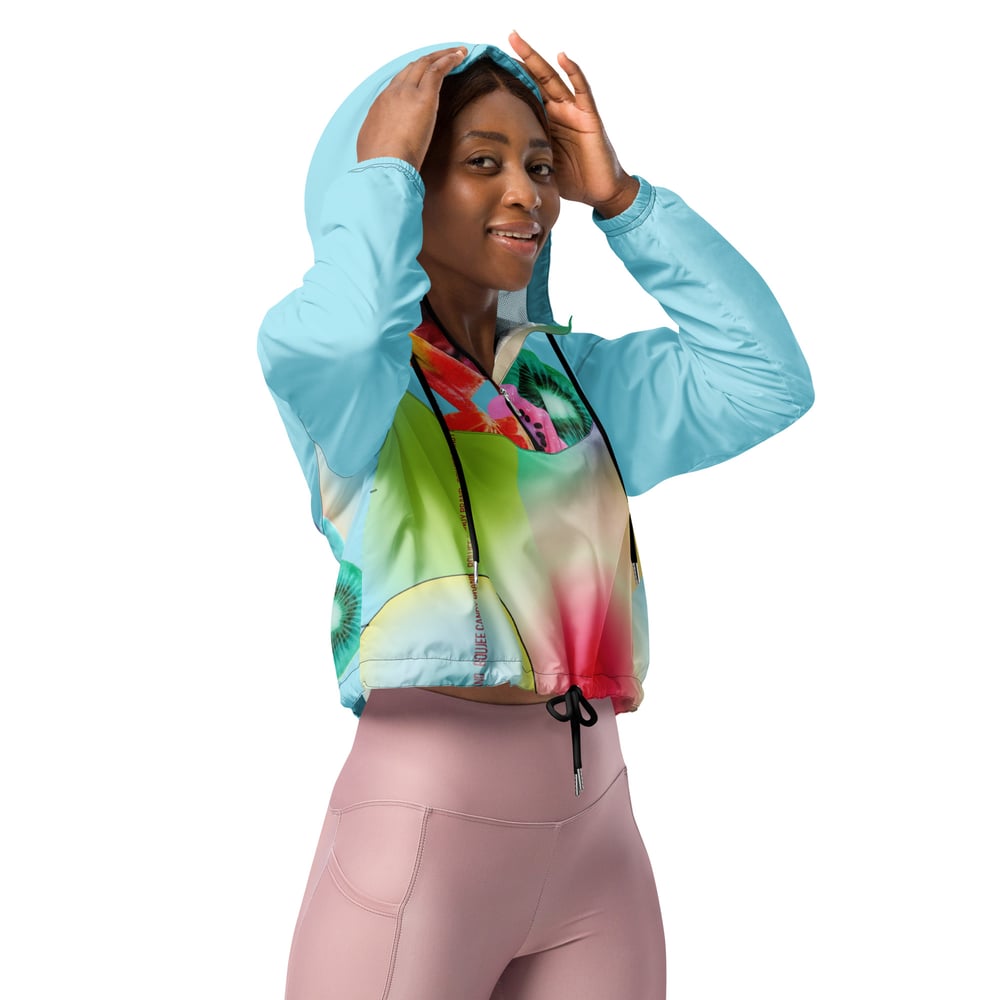 Image of Oh So Sweet cropped windbreaker