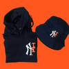 NY Mets/Yankees Mash-up Bucket Hat (Hat only)