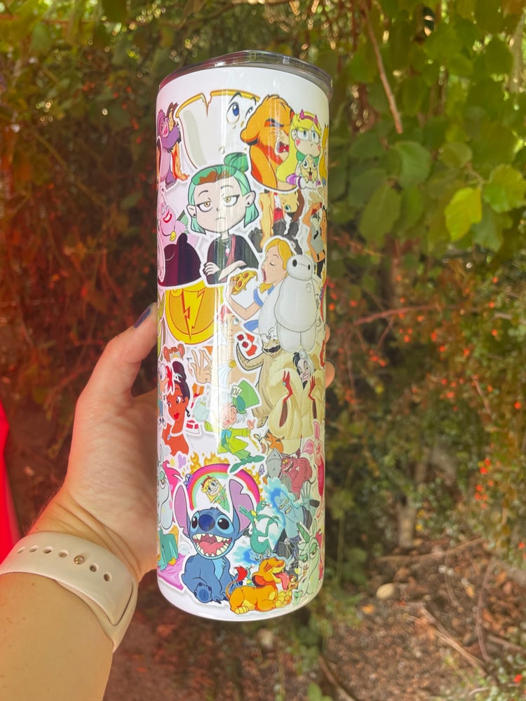 Image of 2000’s Retro Cartoon Drinks Tumbler
