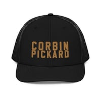 Image 1 of Corbin Pickard Black Richardson 112 Trucker Cap