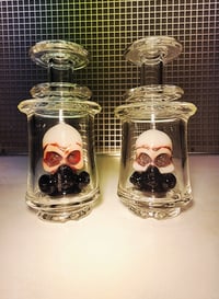 Image 1 of Ghost x Professorglass skull in a bottle peak top