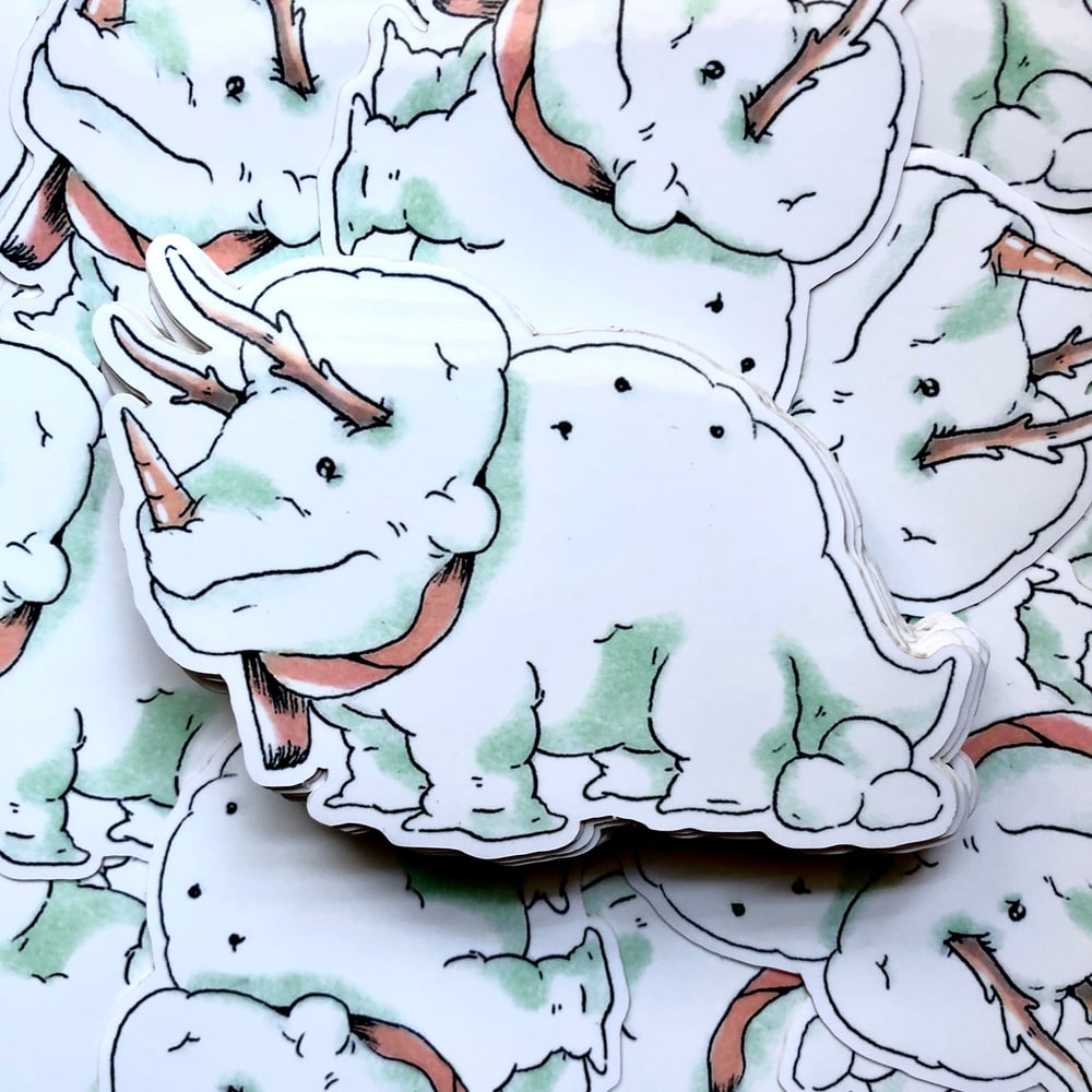 Image of Snow Dino Sticker