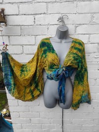 Image 6 of Wanderlust Stevie top Turquoise and yellow gold throughout