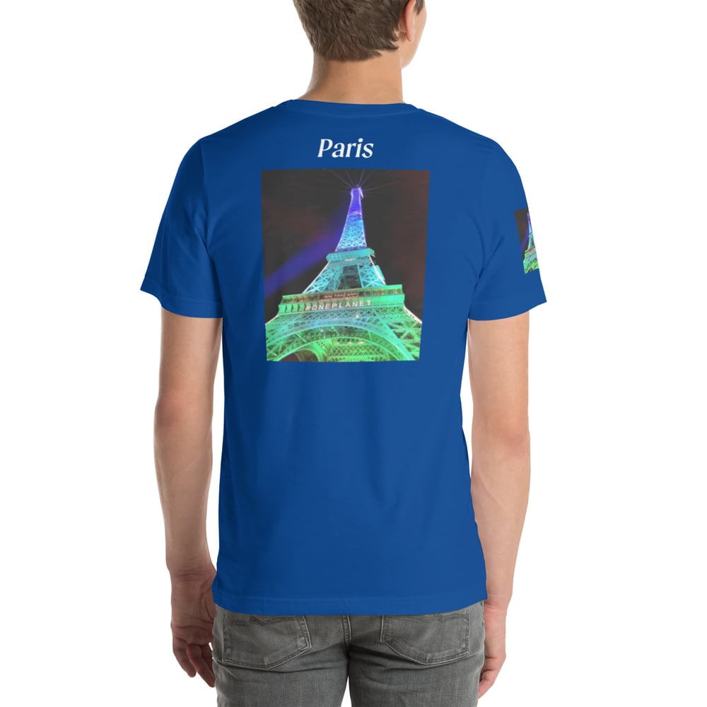 Image of Unisex t-shirt Eiffel Tower