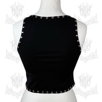 Image 2 of Midnight "Hellish Expectations" Muscle Top (SIZE M)