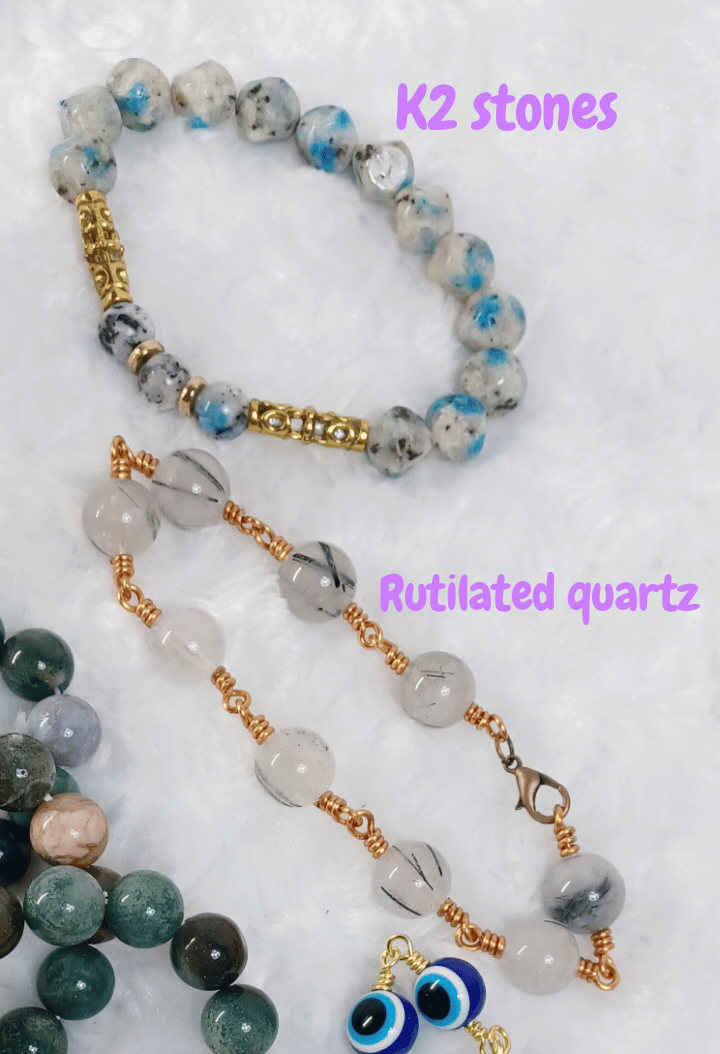 Image of Crystal gemstone bracelets 