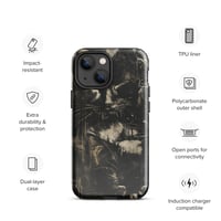 Image 16 of Cuddling Black Cats Goth Inspired Tough Case for iPhone®