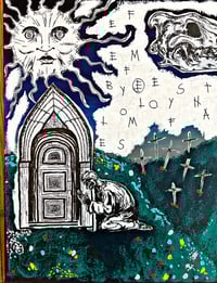 Image 4 of 18x48in. Painting Set “Lycanthropy”