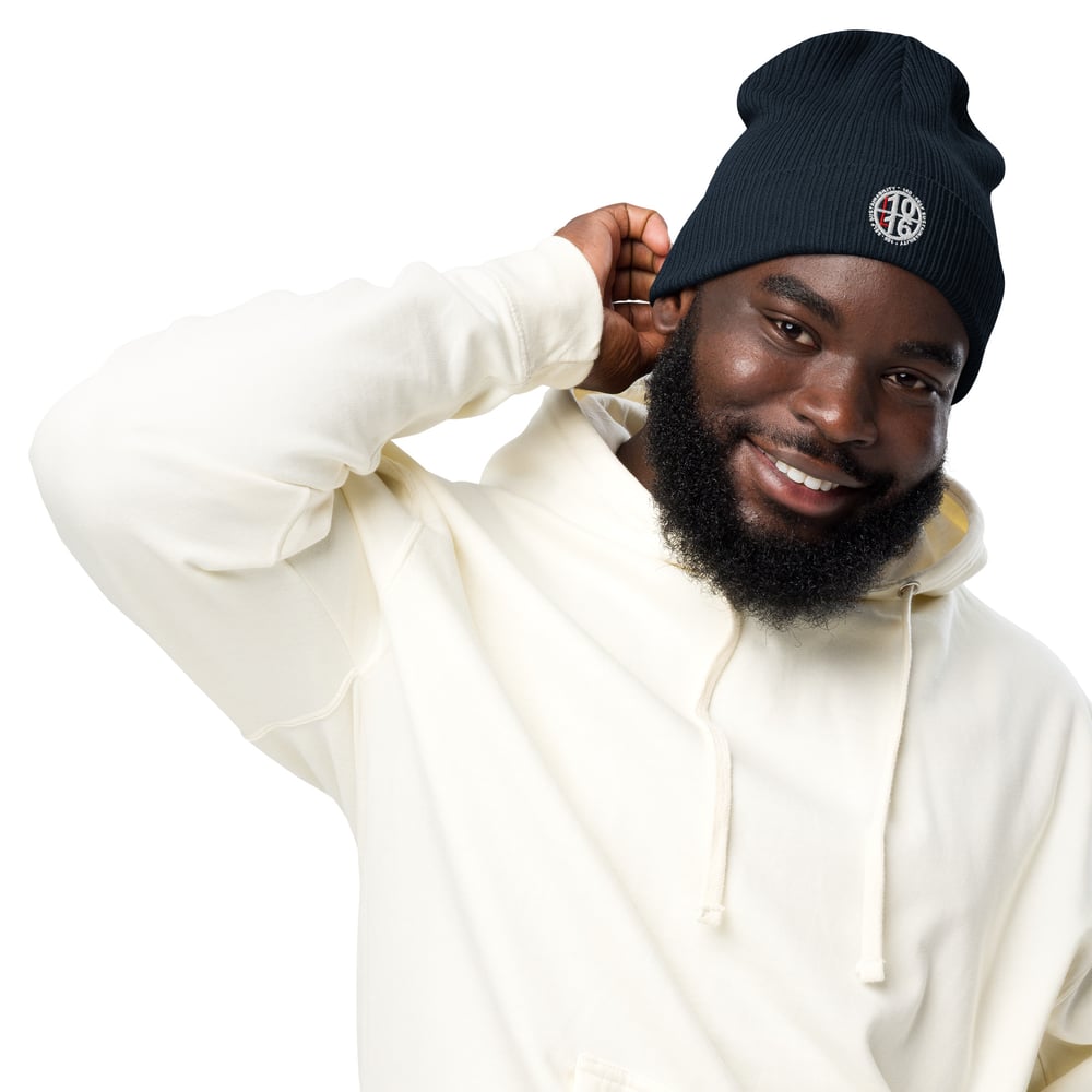 1016 Organic ribbed beanie