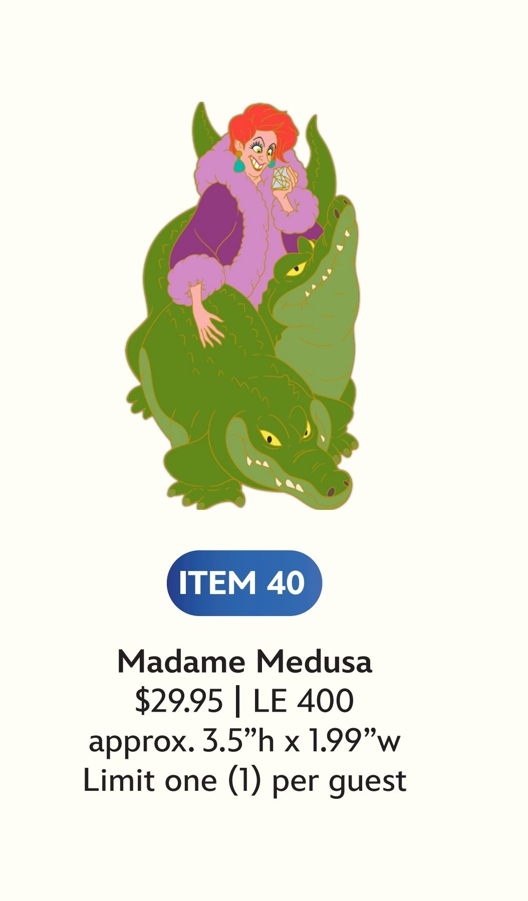 Image of Madame medusa wdi pin le 400