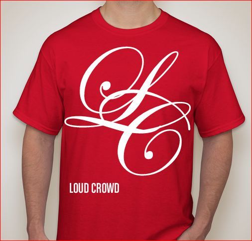 Image of Loud Crowd - LC Shirt RED S/M/L/XL+