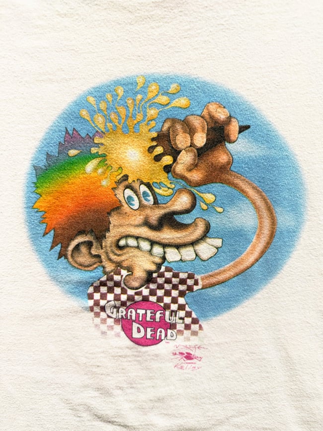 Grateful Dead 90s Ice Cream Kid T-Shirt - Size XL