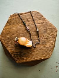 Image 8 of Treasure Of The Sea Pearl Pendant With Gemstone Fringe