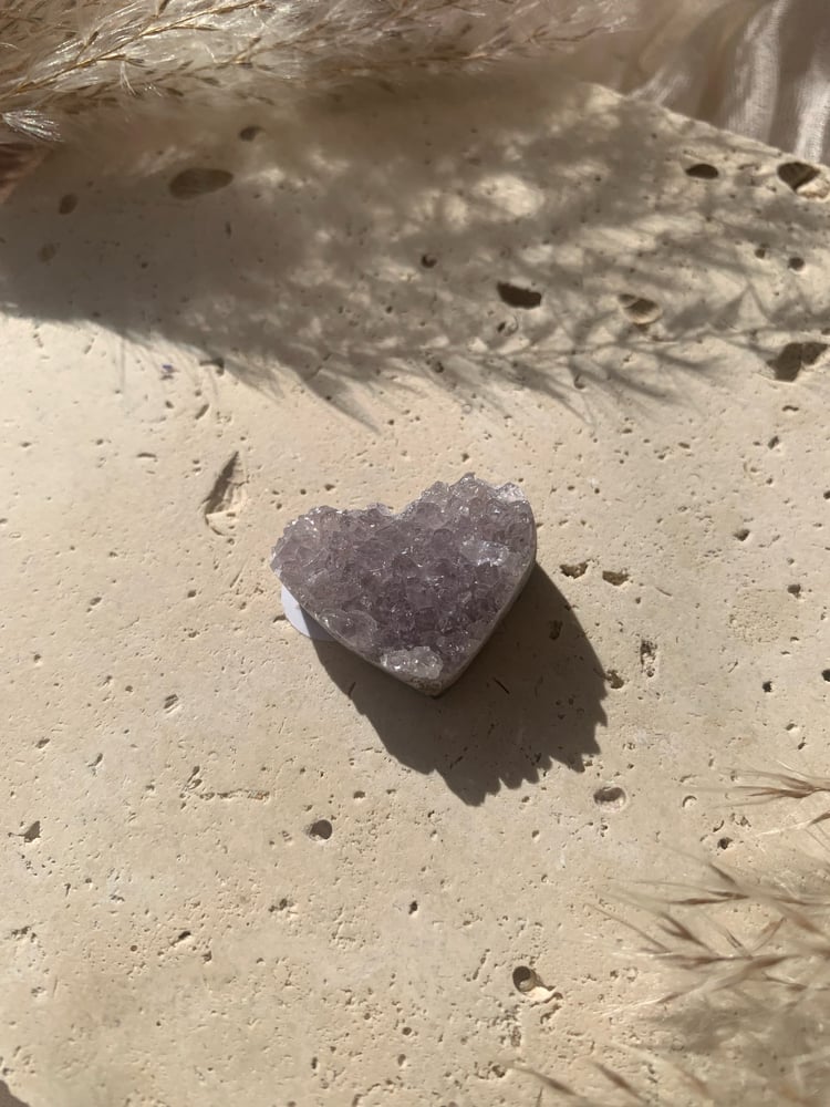 Image of Mini Amethyst Heart Clusters