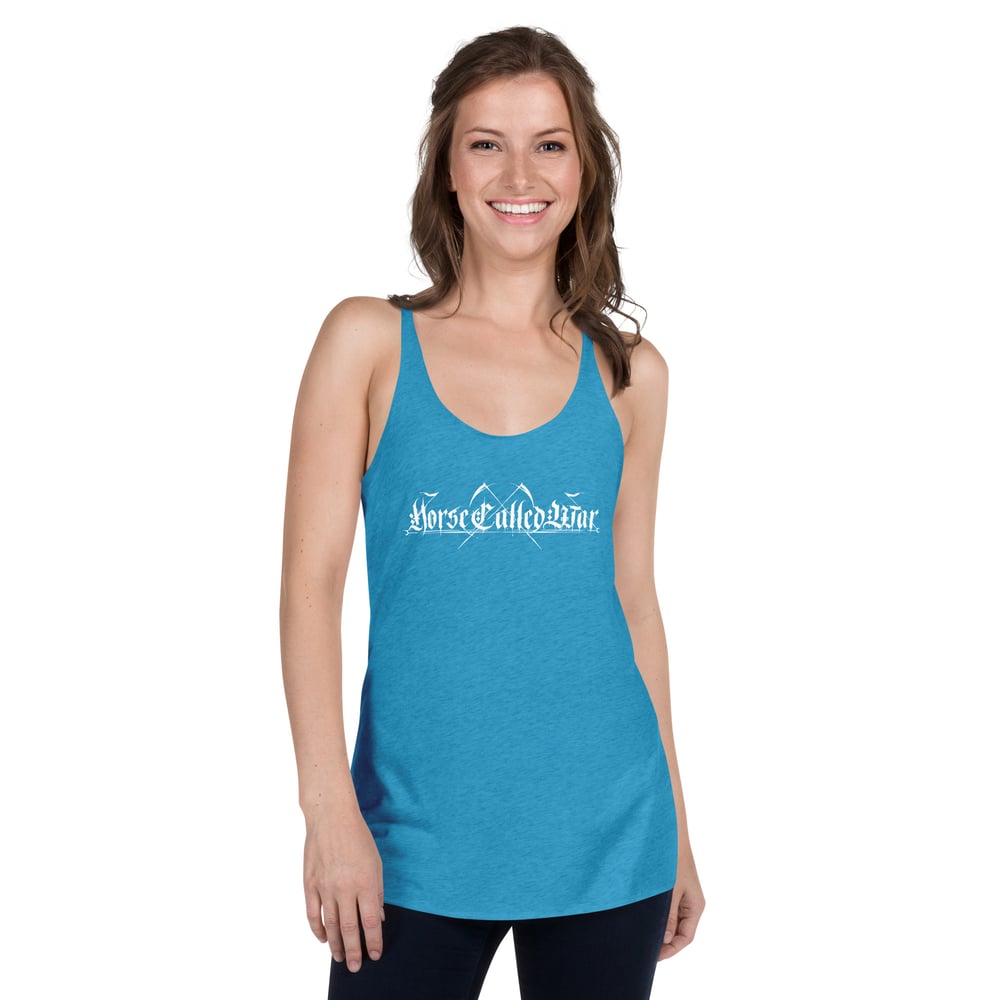 New logo women's racerback tank