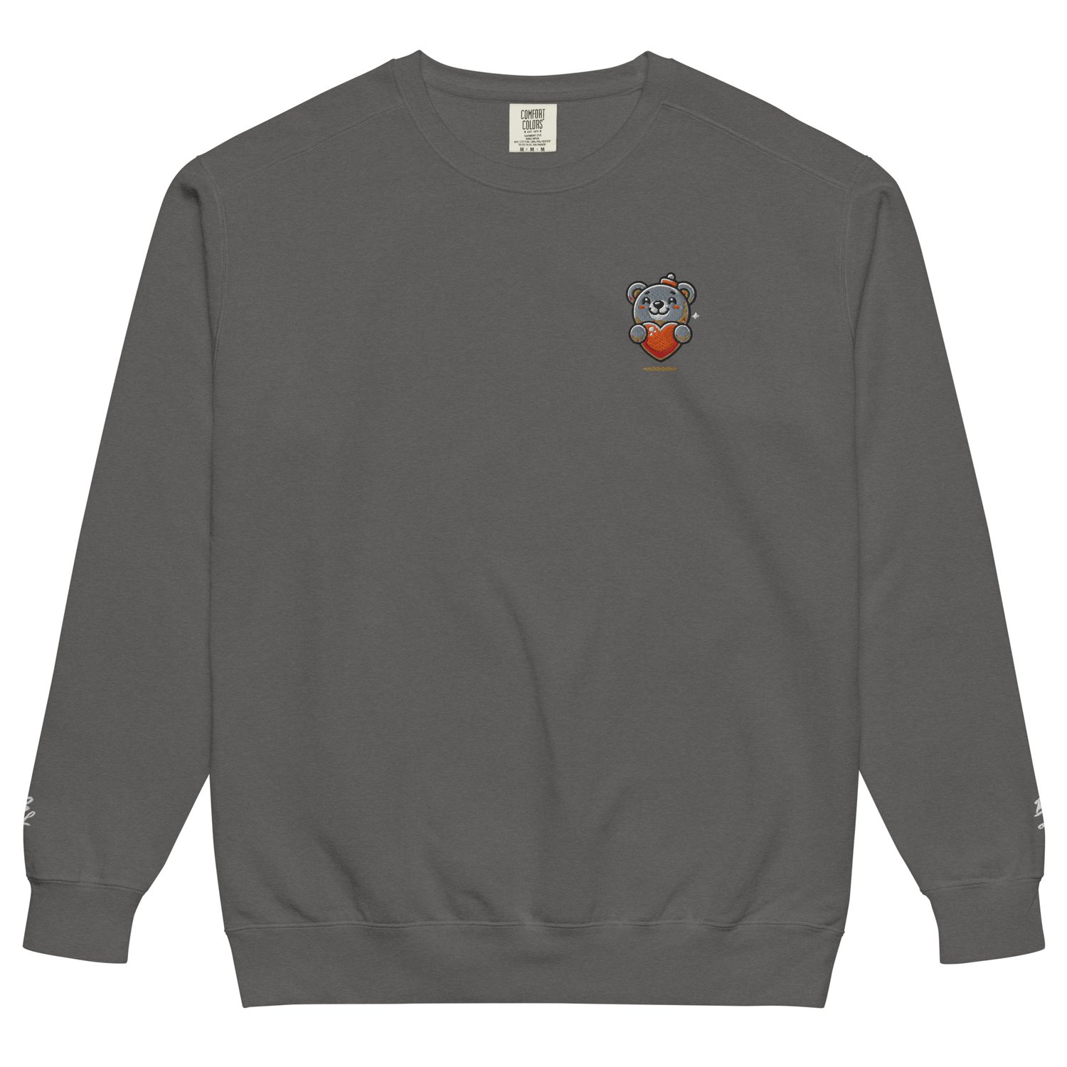 Image of Bliss Lumi embroidered Unisex garment-dyed sweatshirt