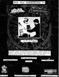 RED 40/HOMEGROWN SPLIT 7”