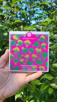 Image 1 of Other Half Brewing "Cheddar Broccoli" Craft Coaster