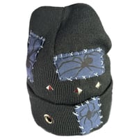 Image 6 of “GNARLY SPIDER #1” Custom Punk Beanie