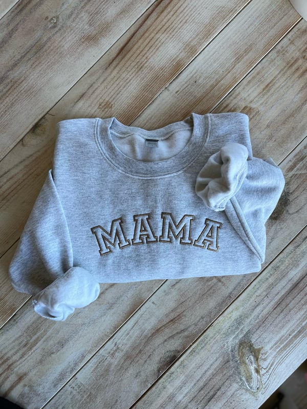 Image of Varsity letter mama crewneck 