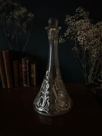Image 6 of Incroyable carafe en cristal des étains Potstainiers, époque Art Nouveau