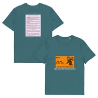 Image 12 of Unisex organic cotton t-shirt (get out of hell free card)