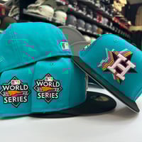 Image 2 of New Era 59Fifty Teal Breeze Repeating Star