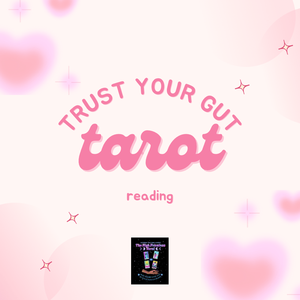 Image of trust your gut reading ๐๐โจ