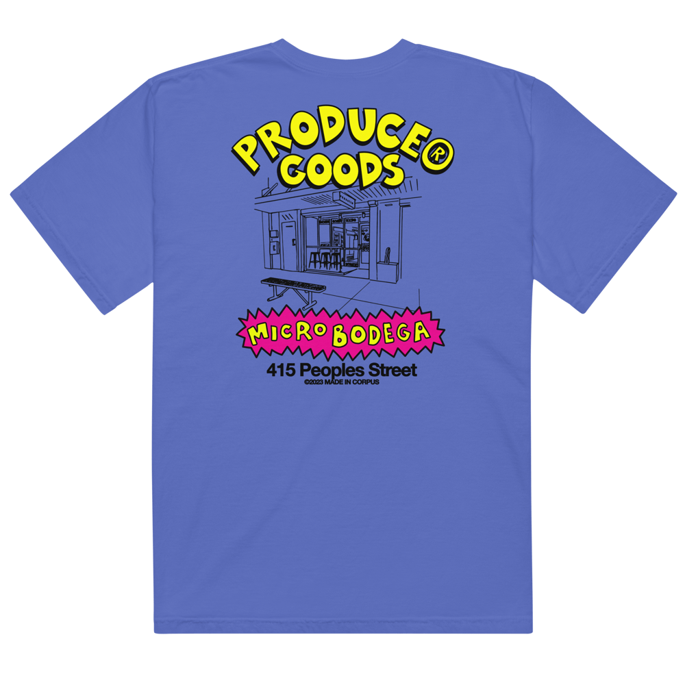 PRDC GOODS MICRO BODEGA "SHOP" garment-dyed heavyweight t-shirt