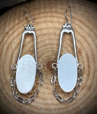Image 2 of Chrysocolla Shattuckite Earrings 