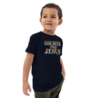 Image 6 of Soldier For Jesus Dark Organic cotton kids t-shirt