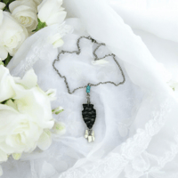 Obsidian Arrowhead Necklace 