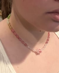 Image 2 of “Tourmaline as a Flower” necklace