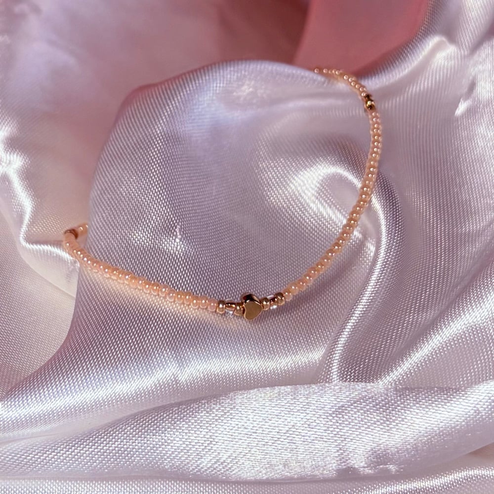 Peachy Keen Anklet Duo