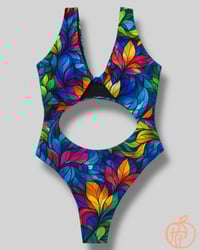 Image 1 of Peri Bodysuit- Stained glass