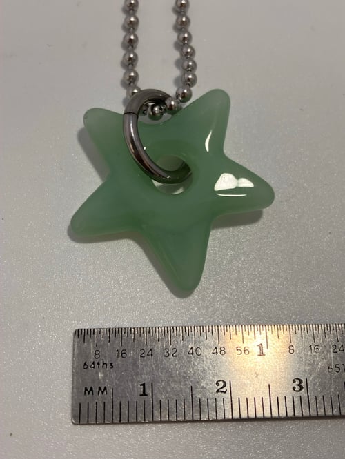 Image of mint green star