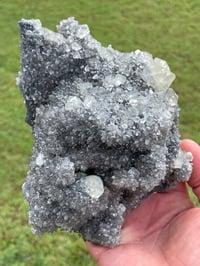 Image 15 of Quartz With UV Calcite & Green Fluorite Specimen #1842