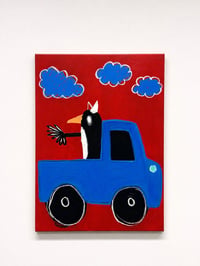 Riding Shotgun original painting