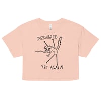 Image 10 of overshared Women’s crop top 