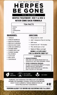 Image 2 of 3 BAGS OR 5 BAGS WHOLESALE HERPES BE GONE TEA