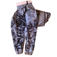Image 2 of 1 of 1 XL LEVIS SHERPA LINED HEAVY WEIGHT DENIM TRUCKER JACKET