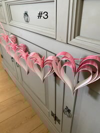Image 3 of 3D Paper Heart Garland