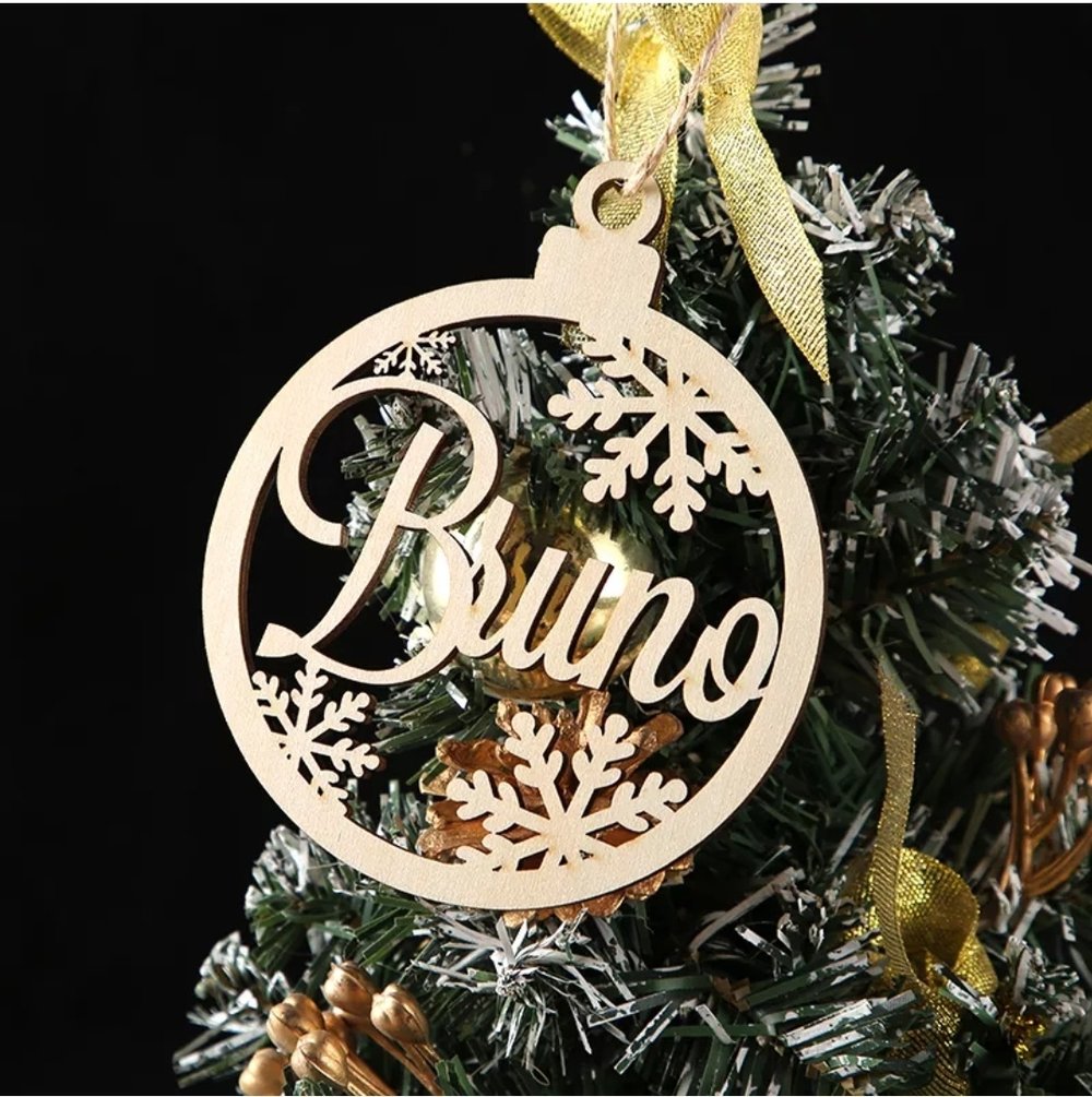 Image of Personalized Christmas Ornament