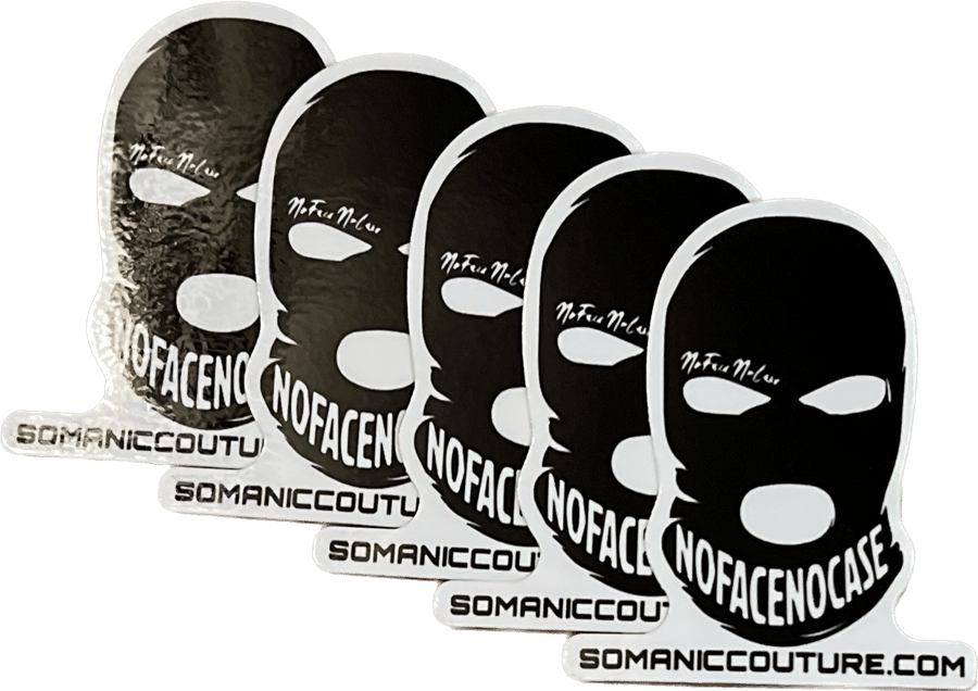 Image of NoFaceNoCase Stickers (5pack)