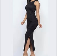 Image 1 of Split Maxi Dress Black Medium