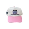 Art Of Fame/ 5 Panel K Frame Hat/ Pink & Off White/ Rose Bowl Champions XXVII Super Bowl 