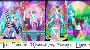 Image of 11x17” Lustre Tarot prints 