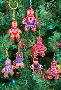 Image 4 of Gingerbread Wooden Charms