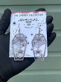Image 2 of Coffin Web Earrings